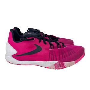 Nike Hyperchase TB Basketball Shoes Men's‎ 8 Pink White Round Toe 705363-602